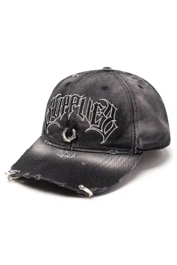 Pierced Logo 6 Panel Cap