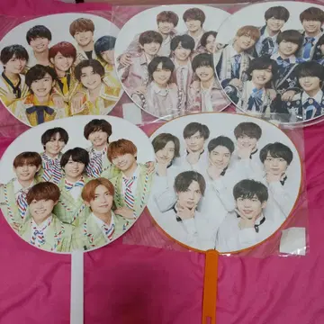 나니와단시 부채 5개 세트