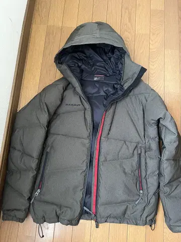 Mammut 후드 부착 다운 자켓 올리브 그린