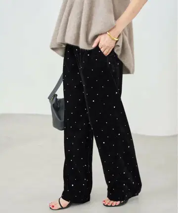 IENA 완판 COUTURE D'ADAM 쿠튀르 도아담 벨로아 이지 팬츠