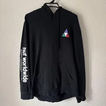 HUF 블랙 후드티 L 사이즈