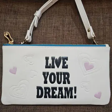 안나수이 장지갑 소가죽 숄더 장지갑 LIVE YOUR DREAM!