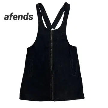 afends 아펜즈 오버롤 스커트 코듀로이 원피스 S