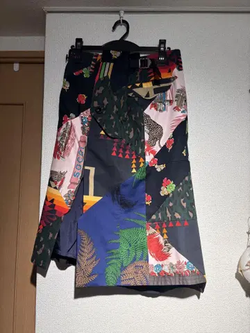 sacai Hank willis Thomas 스커트 NAVY MULTI