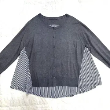 Kawai Okada 이소재 가디건 상의