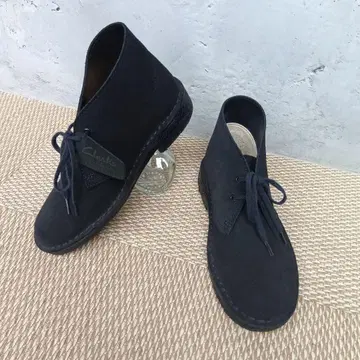 [ 미사용급 ] Clarks 클락스 부츠 스웨이드 US5.5 블랙