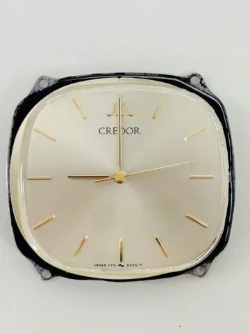 CREADOR 골드 스퀘어 다이얼