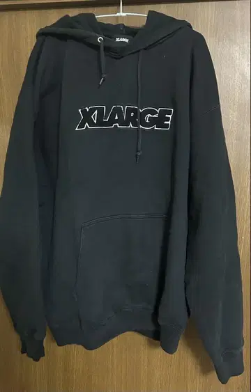 XLARGE 블랙 후드티
