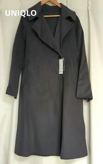 유니클로 더블 페이스 롱 코트