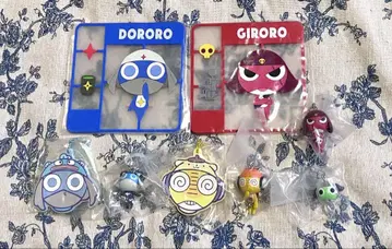 개구리 중사 케로로 코스터 키링 종합 세트