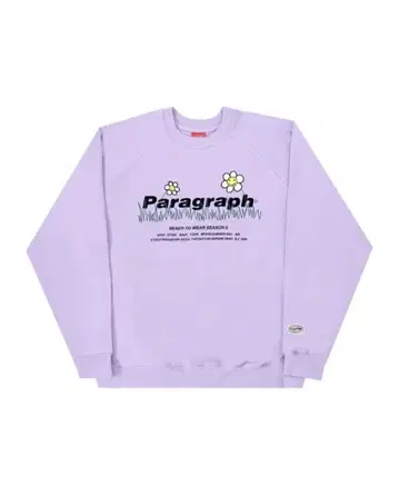 Paragraph 플라워 자수 맨투맨 코무돗토