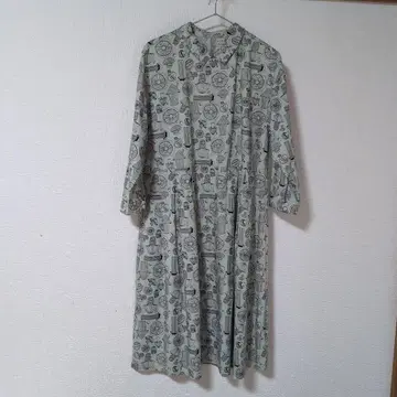 chambre de charme 버섯 프린트 원피스