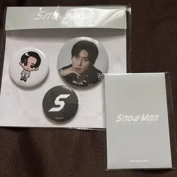 [ 메구로 렌 ] SnowMan 한국 POPUP 굿즈 2세트