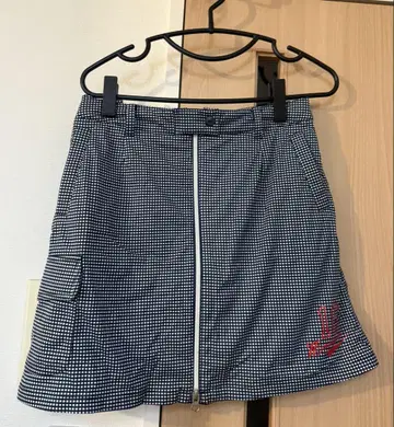 Munisingwear 여성용 스커트 L 네이비/화이트