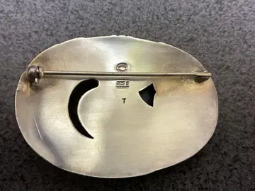 레어 Georg Jensen 조지 젠슨 문 블라썸 브로치