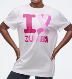 ZUMBA 줌바 미개봉 정품 미사용 새상품 화이트 T셔츠 프리 화이트