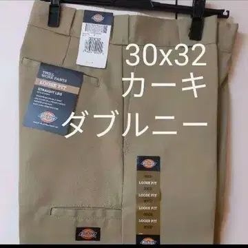새상품 30x32 KH 더블니 디키즈 워크 팬츠 카키