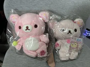 [새상품 택 포함] 리락쿠마 모아 앉아 봉제 인형 벚꽃 시리즈 초레어!