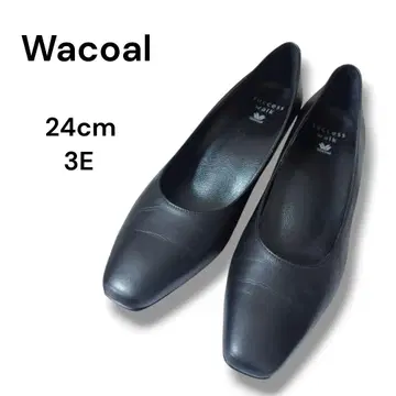 [새상품급] 와코루 Wacoal 서세스워크 힐 펌프스 24 블랙 3E