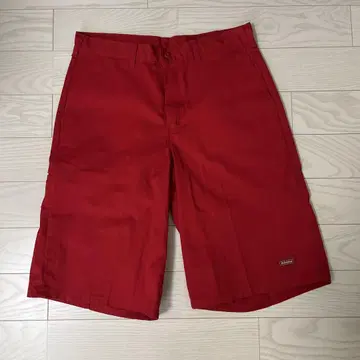Dickies 숏팬츠 / 빨간색 / 구제 의류 / 스케이터 / 디키즈
