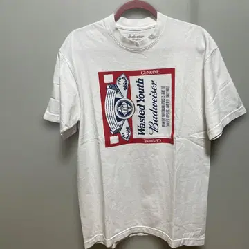 Wasted Youth Budweiser 셔츠 화이트 사이즈 M