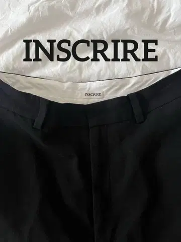 INSCRIRE 아스크리에 블랙 슬랙스