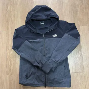 THE NORTHFACE W 지퍼 후드티 차콜 x 블랙 M