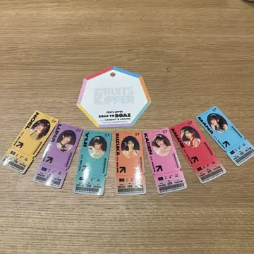 FRUITS ZIPPER 컴플리트 세트 티켓풍 스티커 라라포트