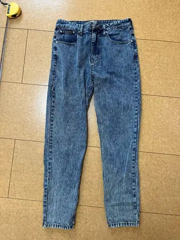 블루 데님 와이드 핏