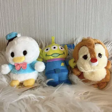 우루포챠짱 봉제 인형 리틀 그린맨 도날드 칩 앤 데일
