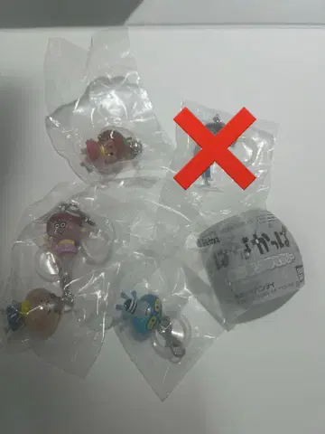 하나갓파 메지루시 액세서리 4종 가챠가챠