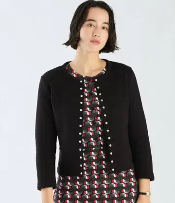 에네스베 21AW 가디건 프레시옹 속기모 블랙 M 사이즈