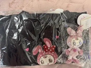 베리에짱 팝업 한정판 자수 토트백 블랙 마스코트 세트
