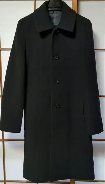 블랙 롱 코트