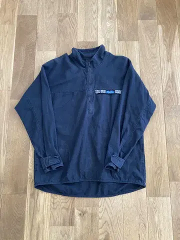 KAVU 하프 지퍼 슬로우 셔츠 블랙 S