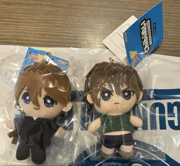 건담 W Chibi 봉제 인형 마스코트 듀오 이로 봉제 인형