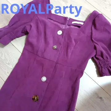 ROYAL PARTY 보르도 롱 원피스