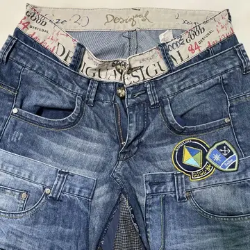 Desigual 사루엘 블루 데님 팬츠