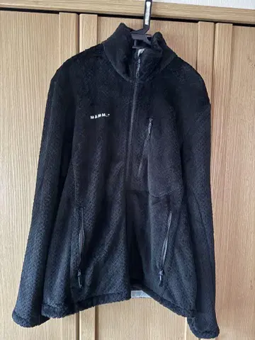 MAMMUT 블랙 플리스 자켓