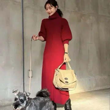 카지마리 l'or 로르 니트 드레스 knit dress