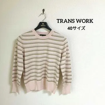 TRANS WORK 트랜스워크 새상품! 보더 니트