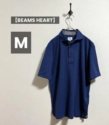 [ BEAMS HEART ] 빔즈 남성용 M 피케 셔츠 수분 흡수 속건성