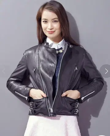 유나이티드 애로우즈 별주 뷰티풀피플 가죽 자켓 라이더스