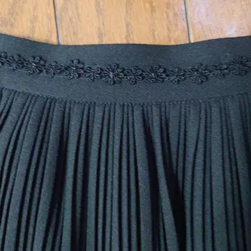 feroux 블랙 플리츠 스커트 미사용 택 포함