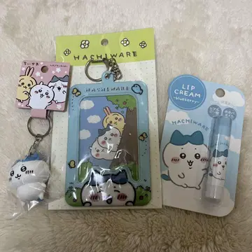 새상품 치이카와(먼작귀) 하치와레 트레이딩 카드 케이스 키링 립