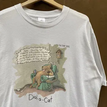 80s 90p USA제 the far side art tee