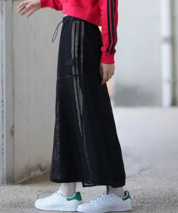 adidas LUXFLOW 캐주얼 우븐 레이어드 스커트