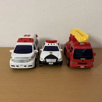 사운드 순찰차, 구급차, 소방차 3대 세트