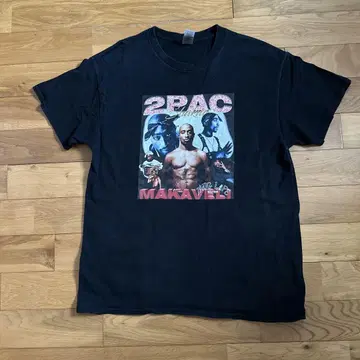2PAC 마키아벨리 T셔츠 L 사이즈 블랙