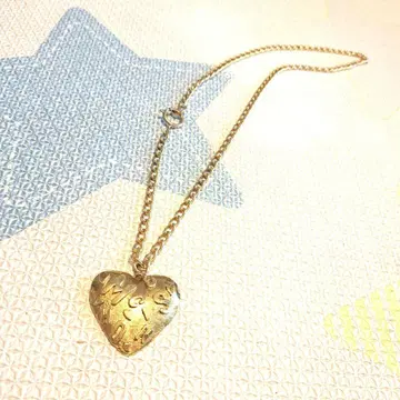 모스키노 MOSCHINO 하트 펜던트 빈티지 골드 금